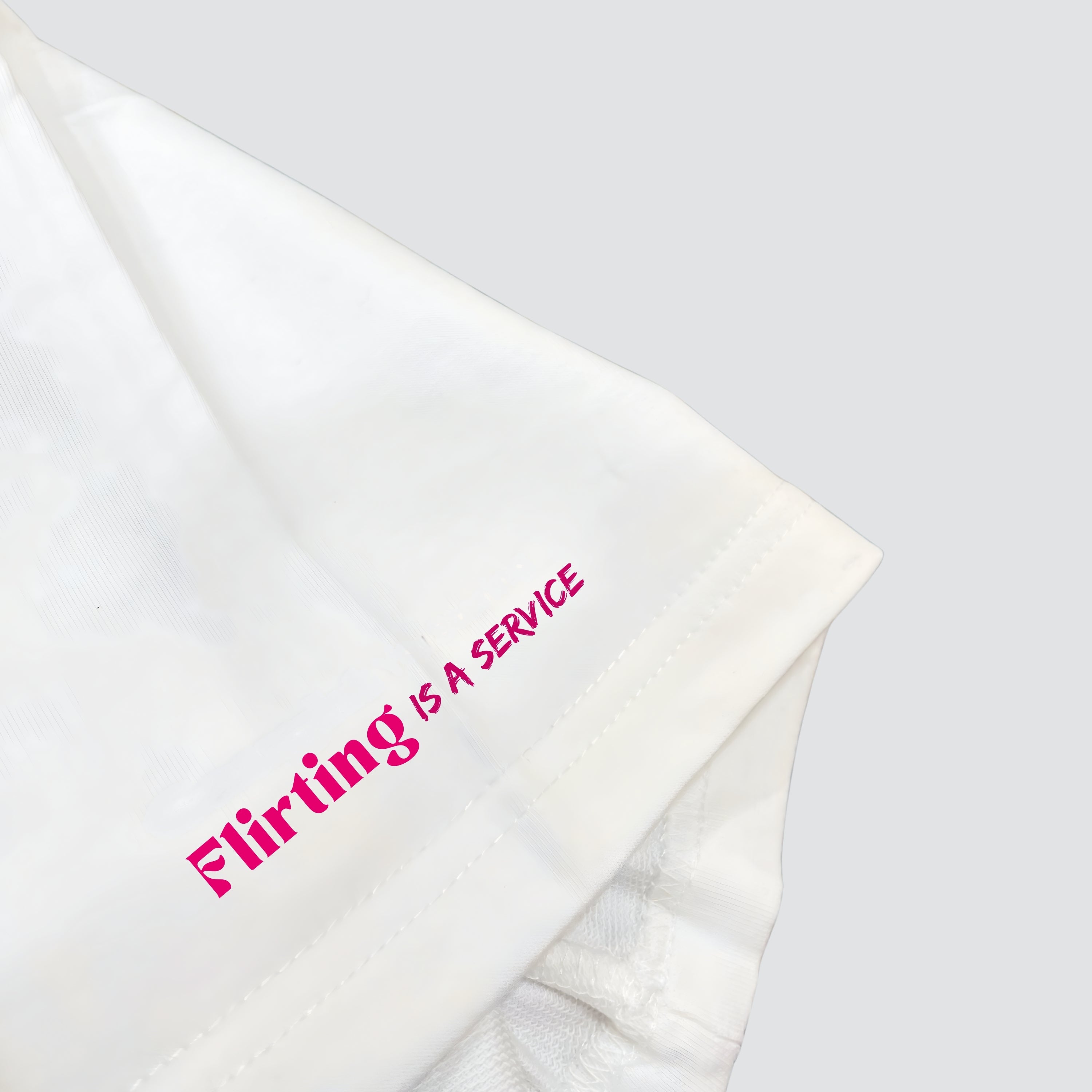 The Sass Distributor - White Oversized T-shirt