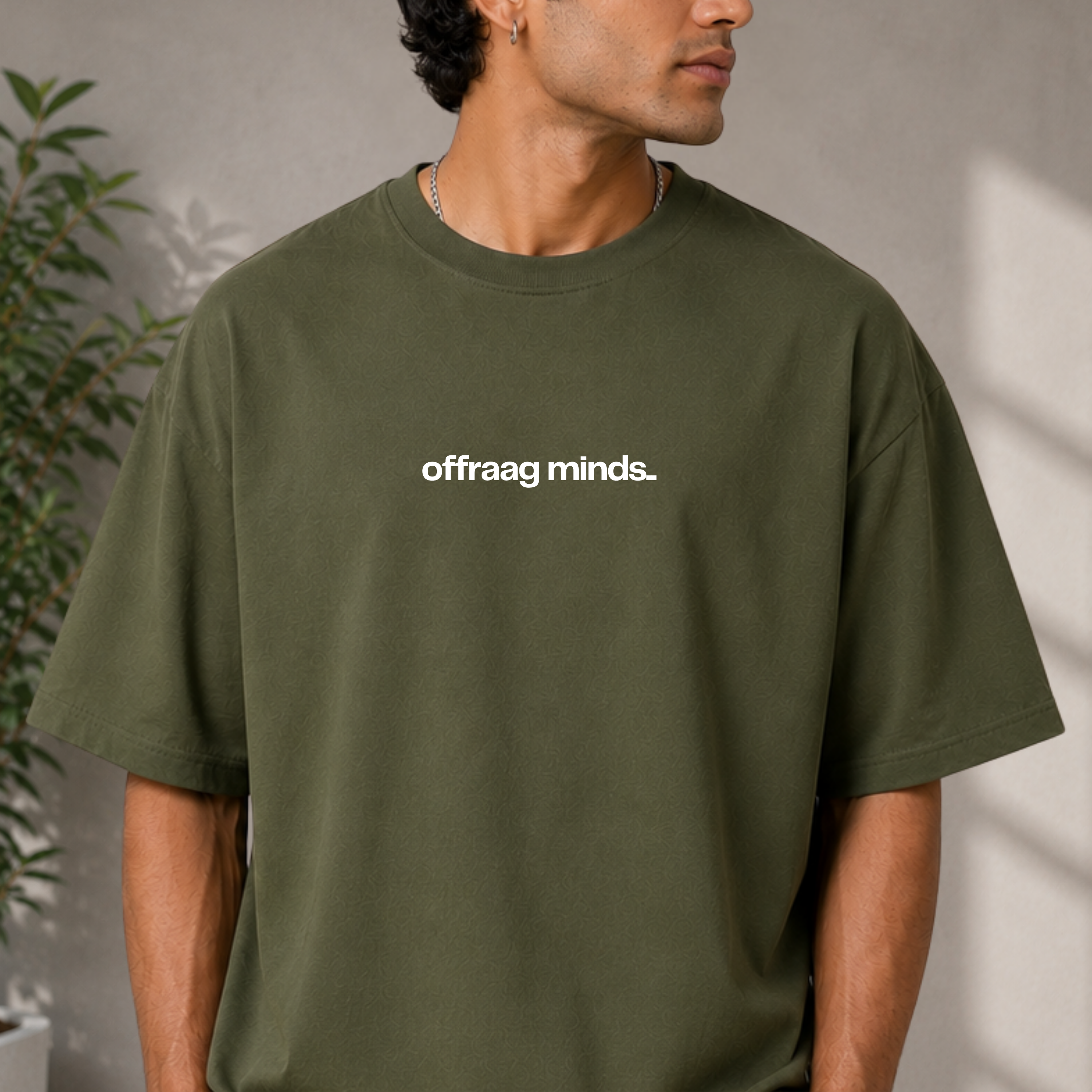 Obsession - Olive Green Oversized T-Shirt