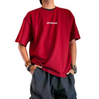 Too Many Thoughts - Maroon Oversize T-shirt