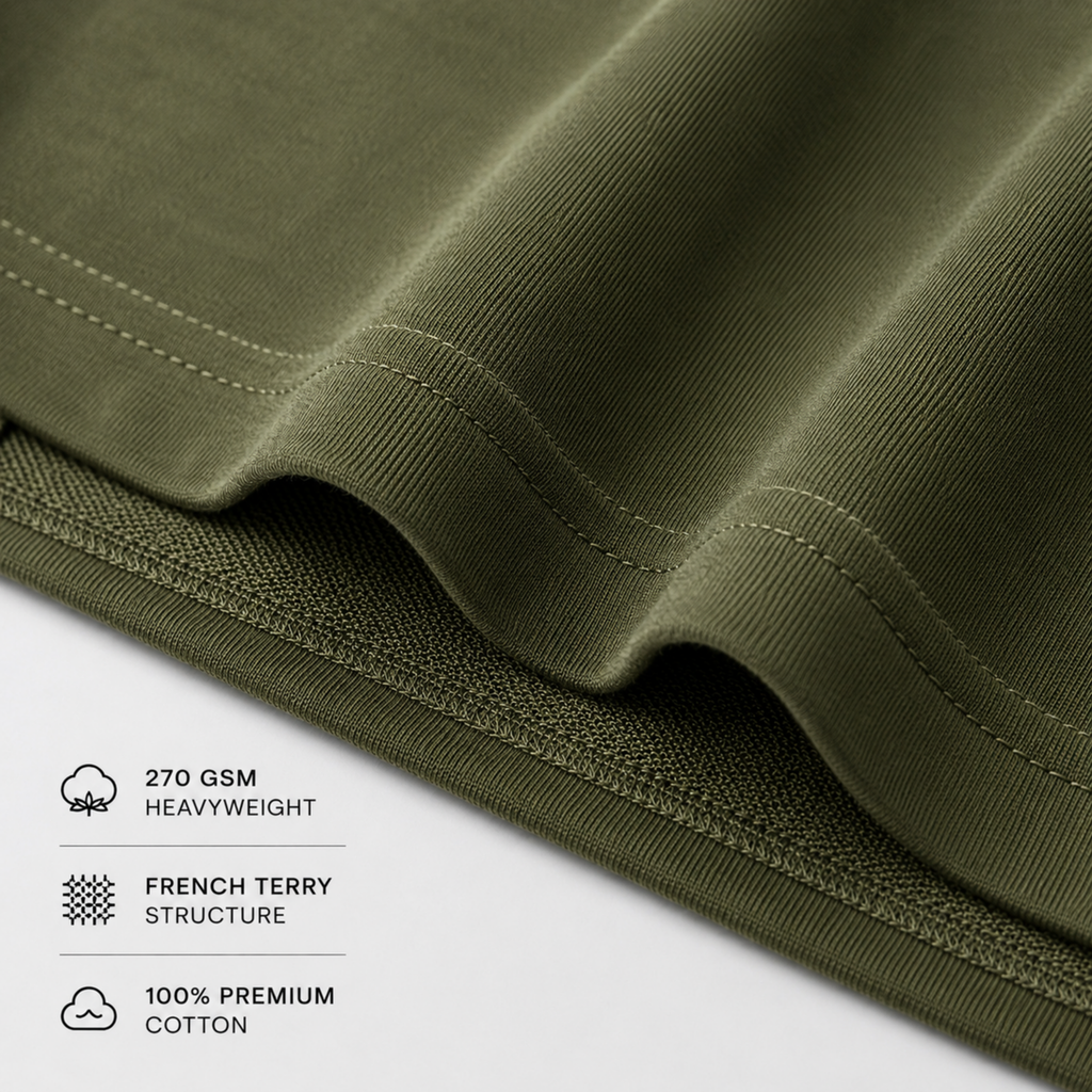 Obsession - Olive Green Oversized T-Shirt