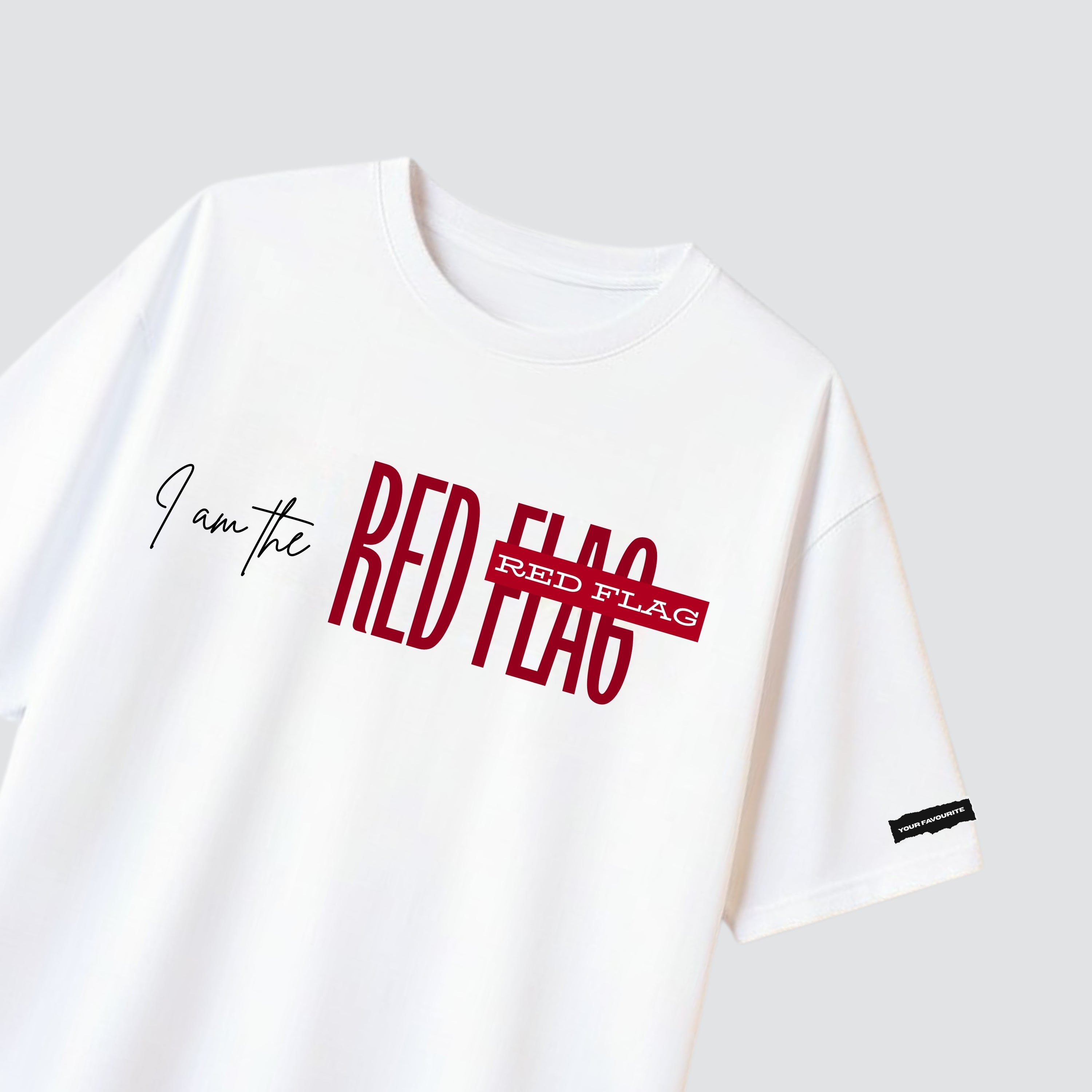 The Red Flag Oversized T-shirt