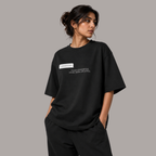 Standards Updated - Black Oversized T-Shirt