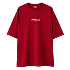 Too Many Thoughts - Maroon Oversize T-shirt