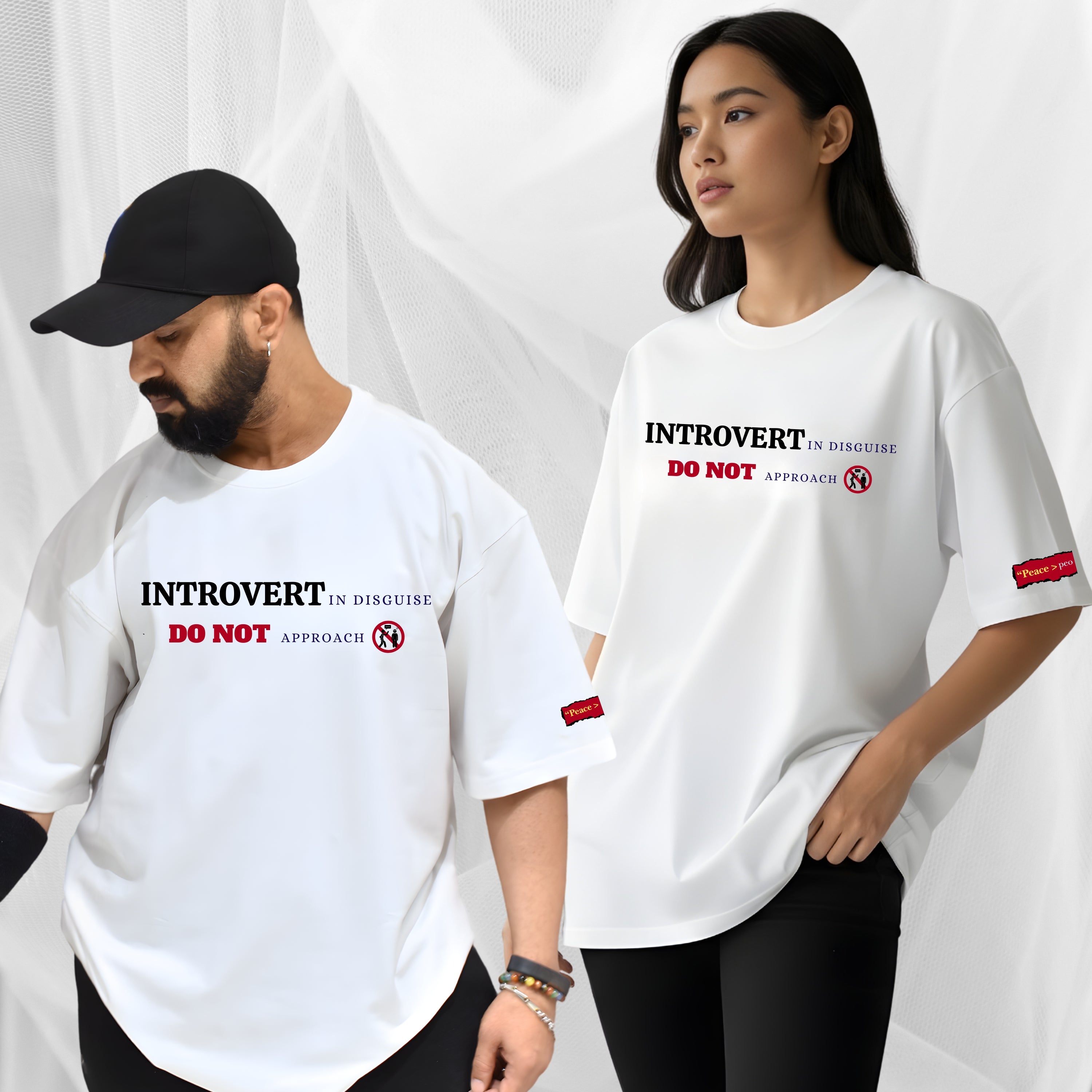 Introvert in Disguise Oversized T-shirt