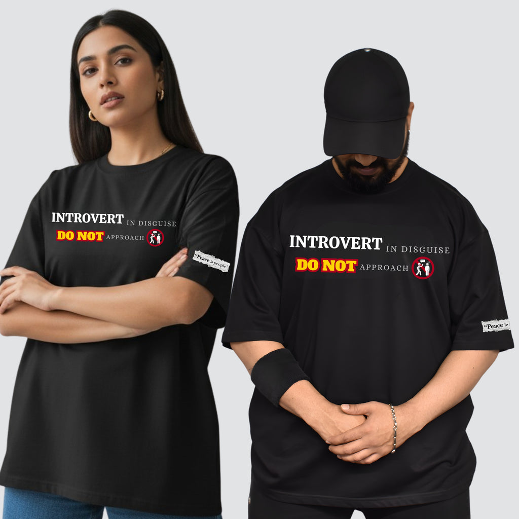 Introvert in Disguise Oversized T-shirt