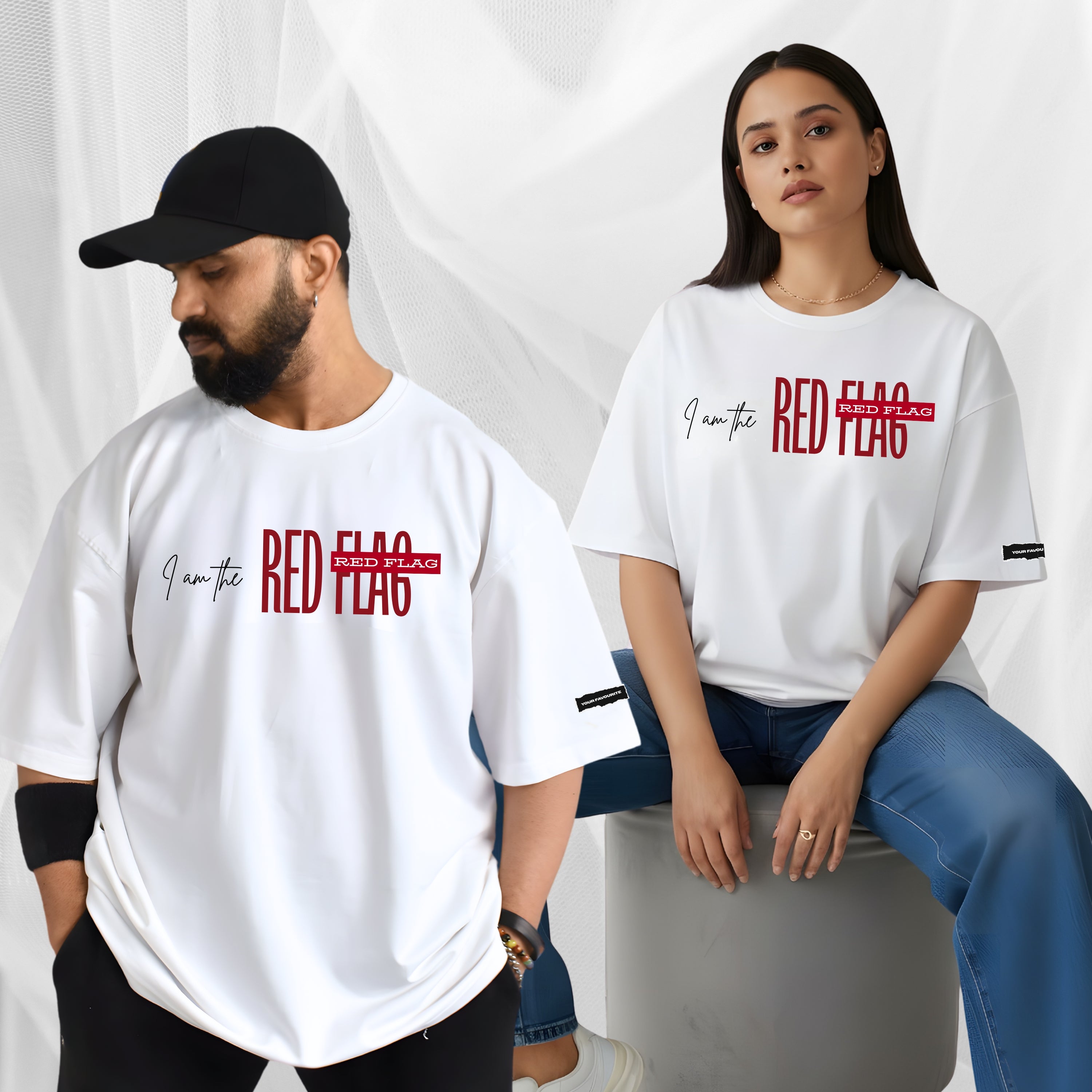 The Red Flag Oversized T-shirt