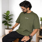 You vs You - Olive Green Oversize T-shirt