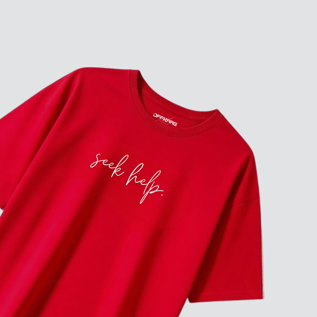 Seek Help - Oversized Tee