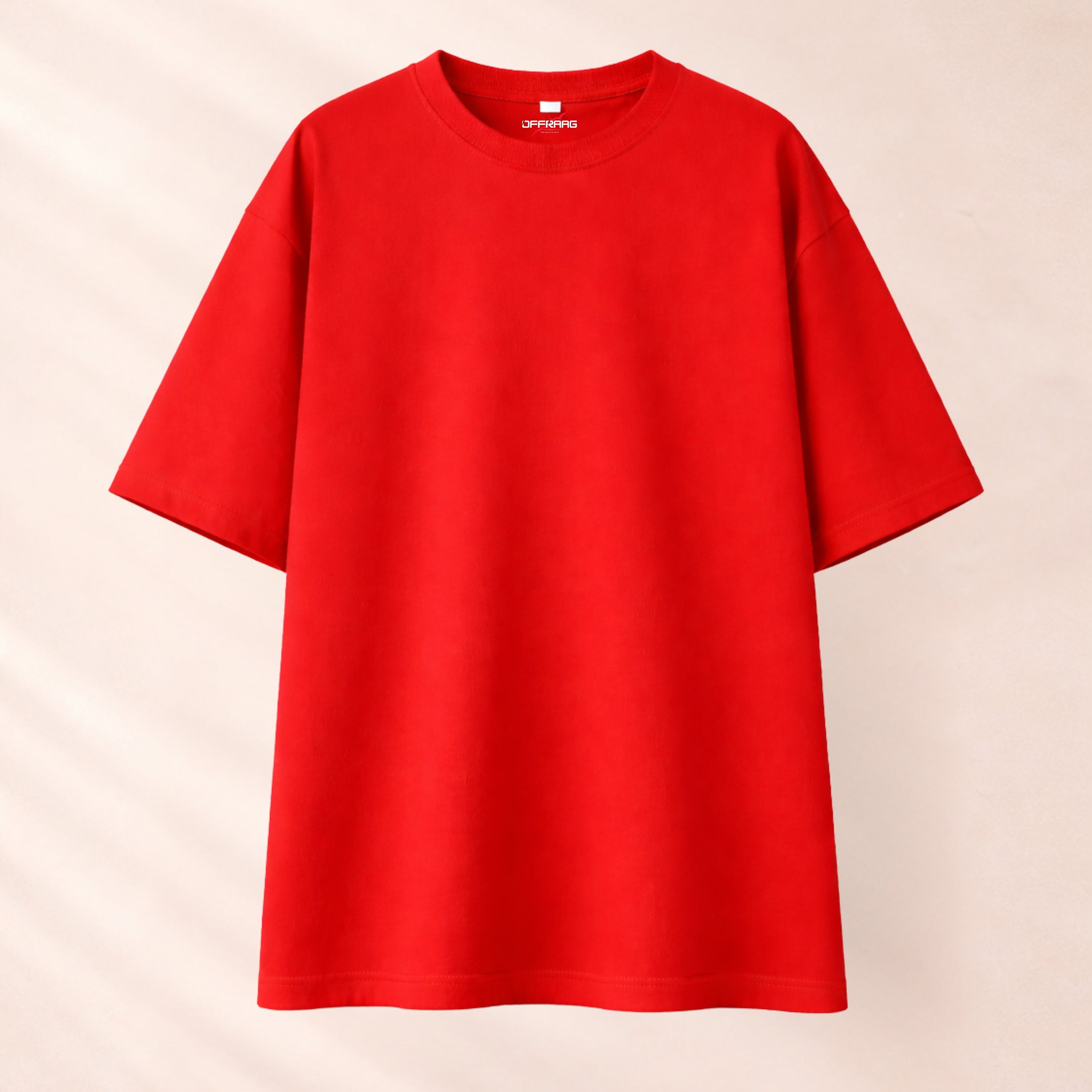 OFFRAAG Essentials Oversized T-Shirt – RED