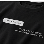 Standards Updated - Black Oversized T-Shirt