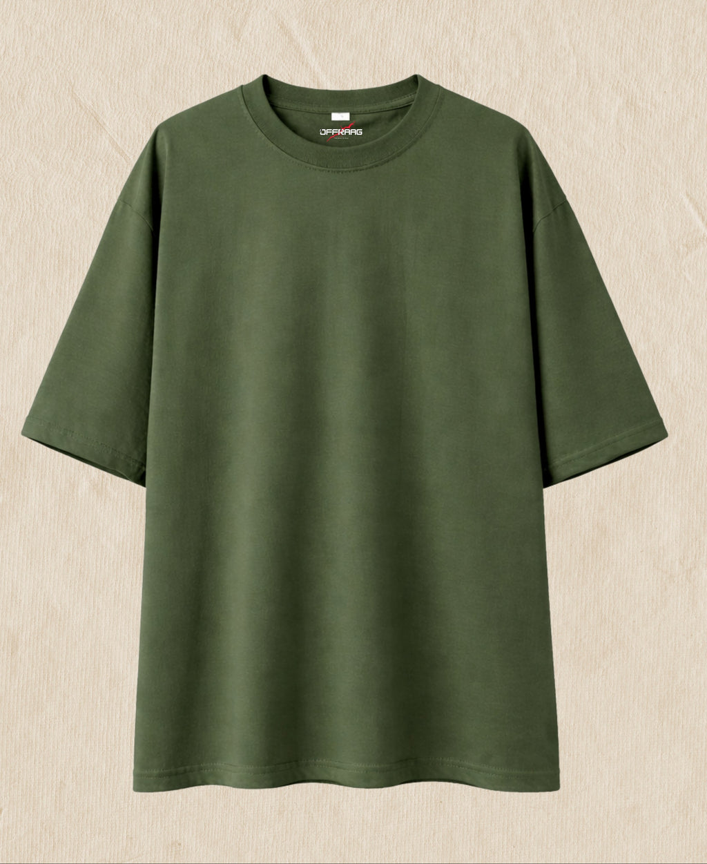 OFFRAAG Essentials Oversized T-Shirt – OLIVE GREEN