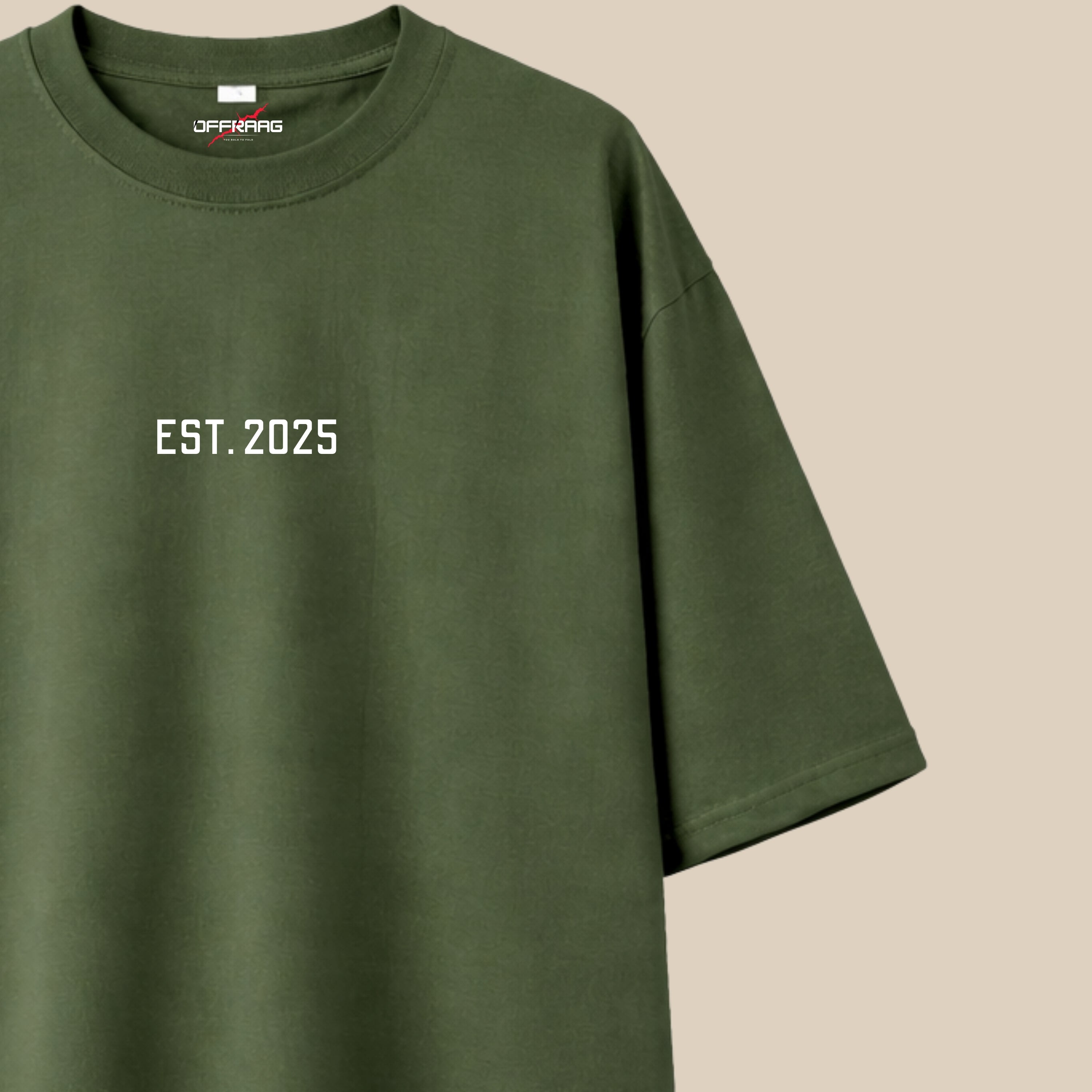 You vs You - Olive Green Oversize T-shirt