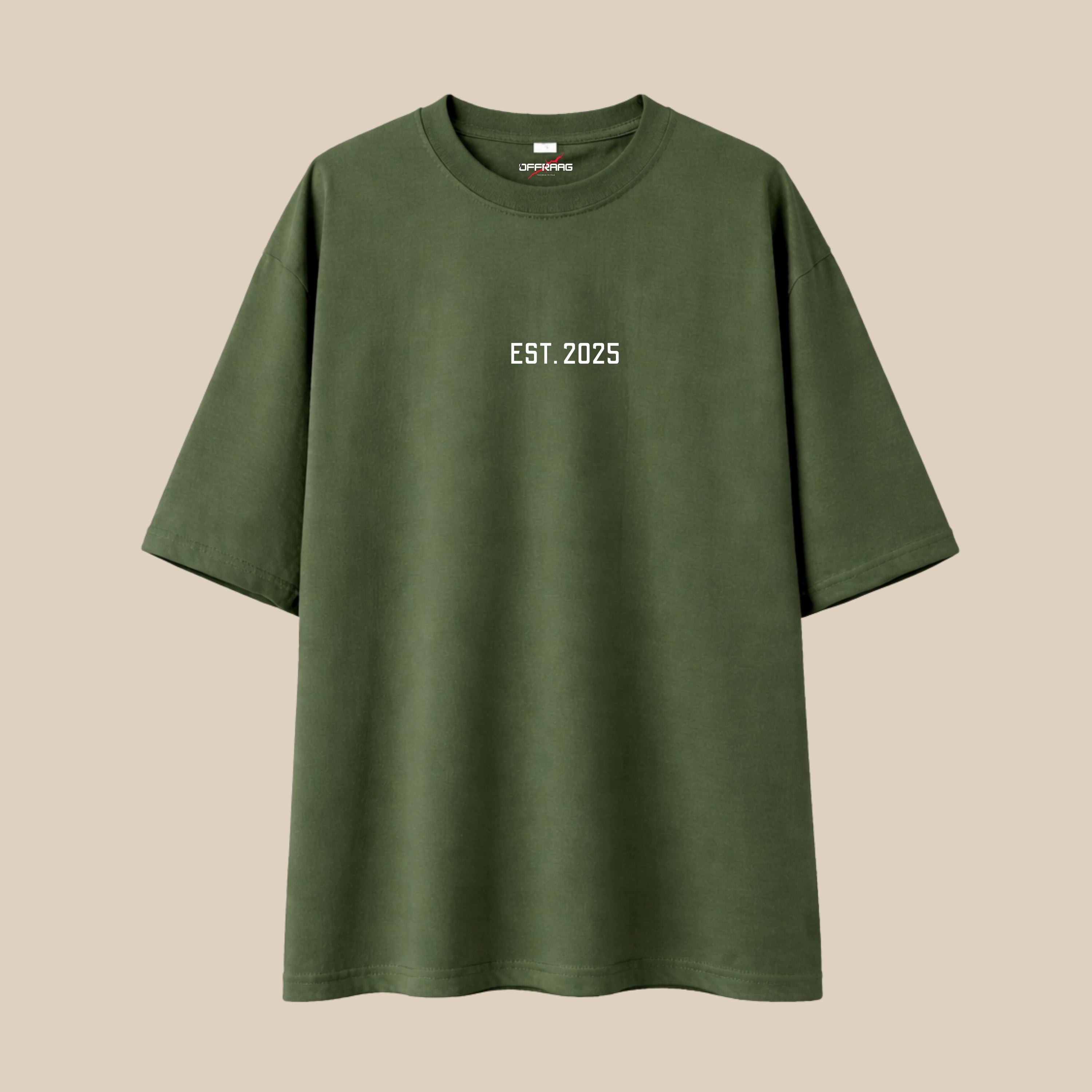 You vs You - Olive Green Oversize T-shirt