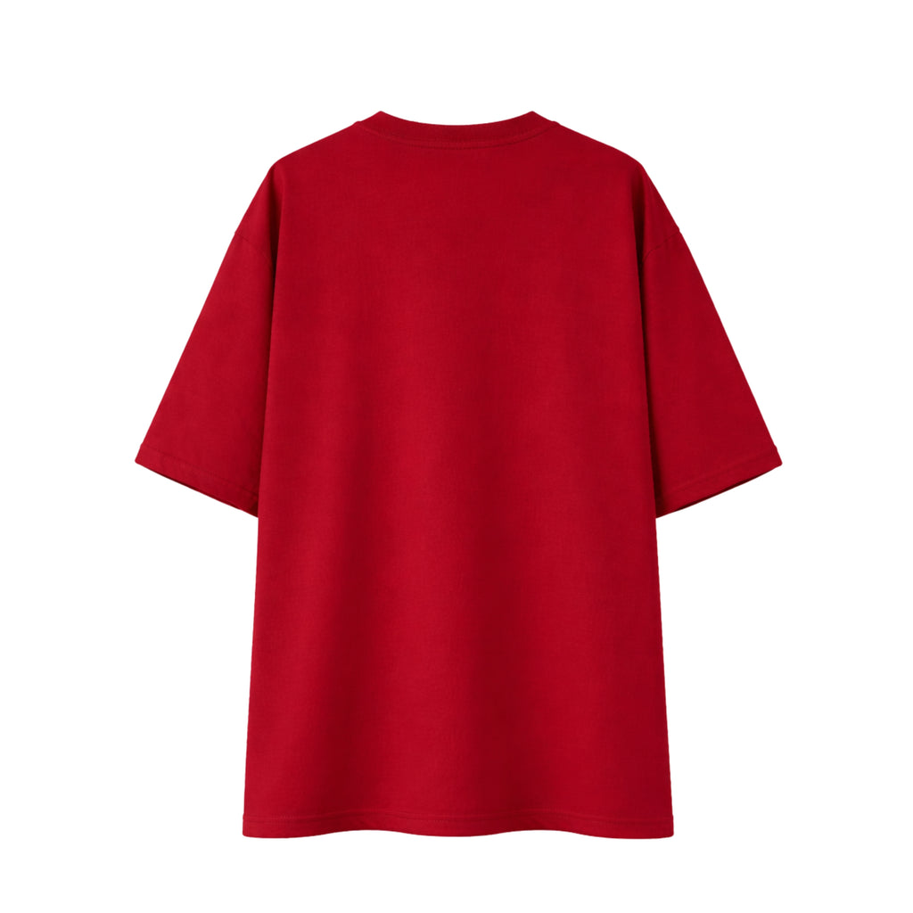OFFRAAG Essentials Oversized T-Shirt - MAROON