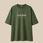 Hustle Babe - Olive Green Oversize T-shirt