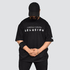 The Delusion - Black Oversized T-shirt