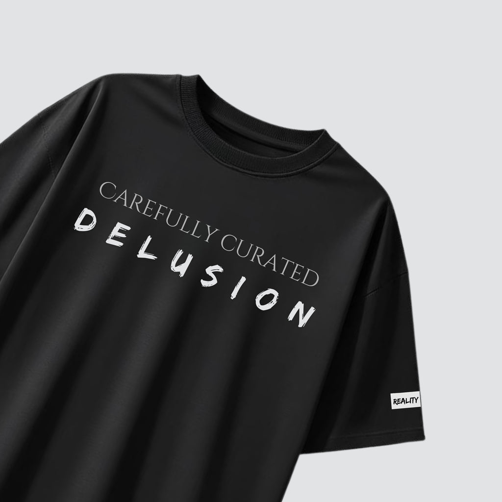 The Delusion - Black Oversized T-shirt