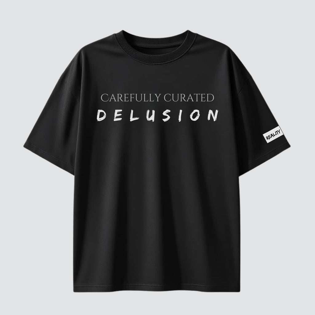 The Delusion - Black Oversized T-shirt