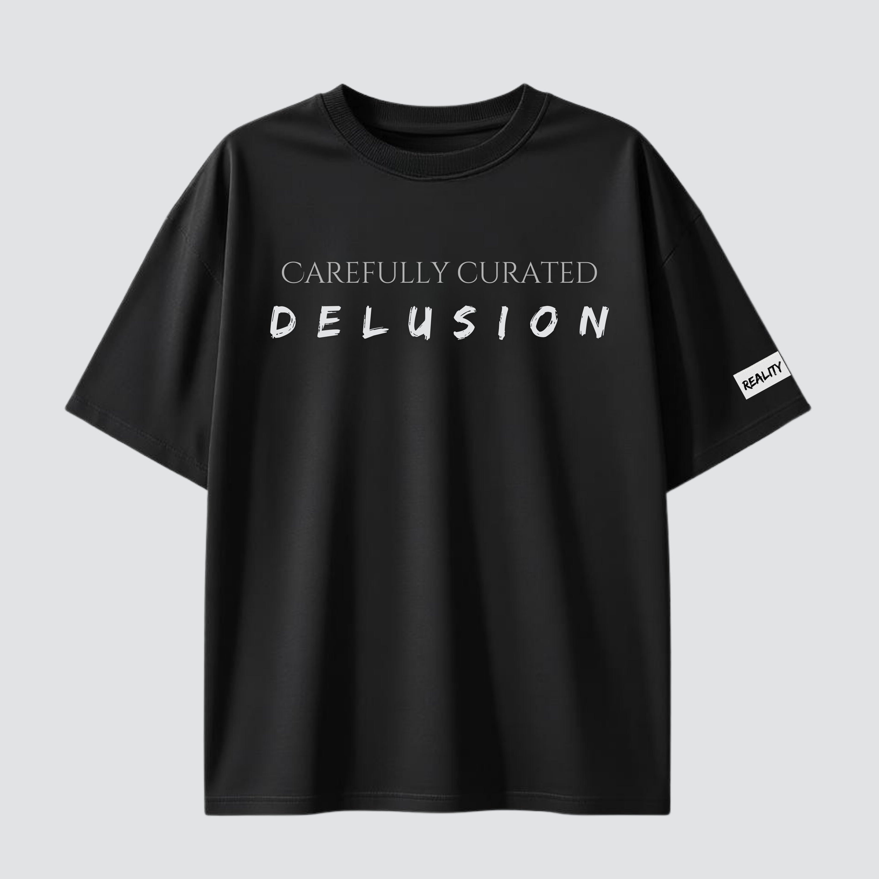 The Delusion - Black Oversized T-shirt