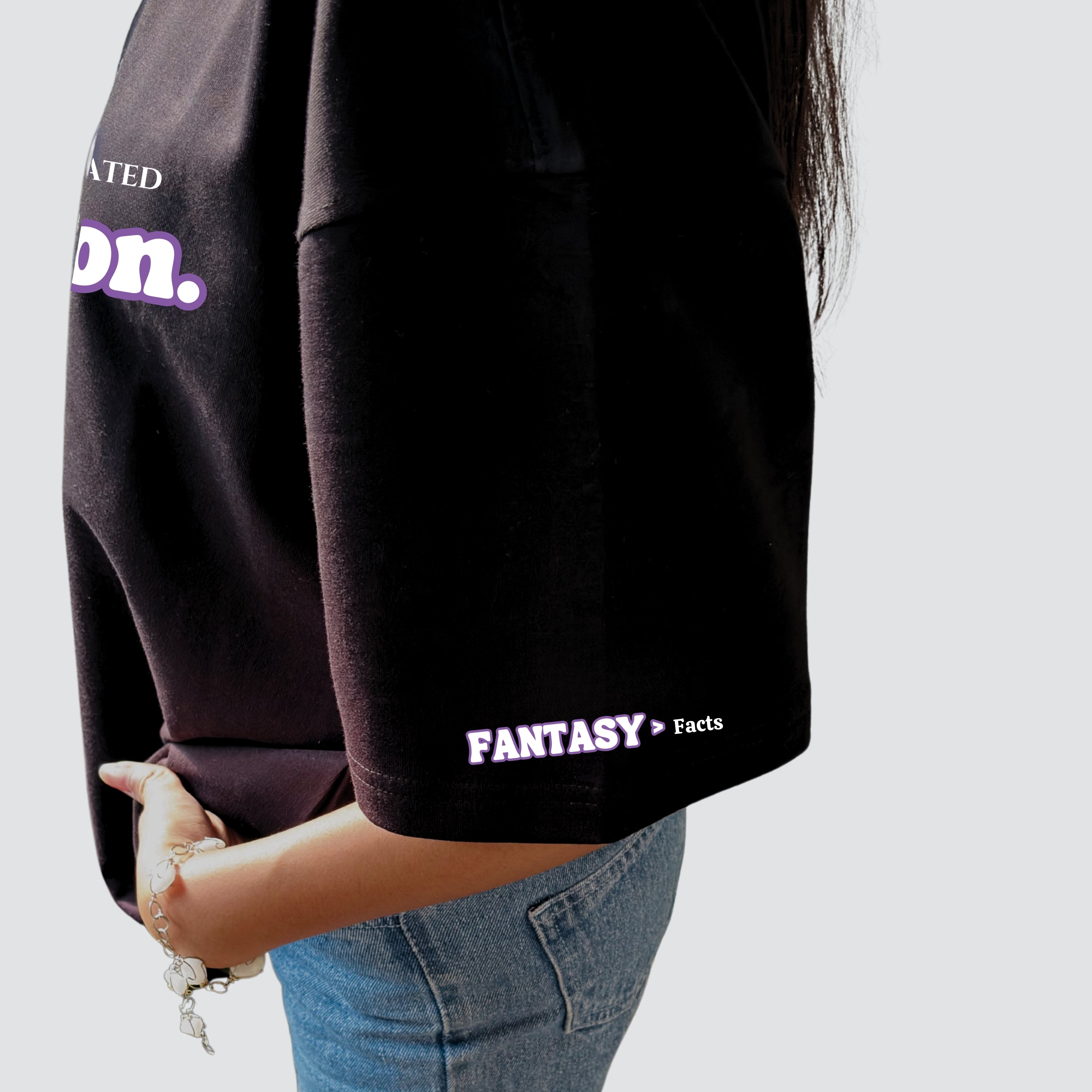 The Delusion - Black Oversized T-shirt