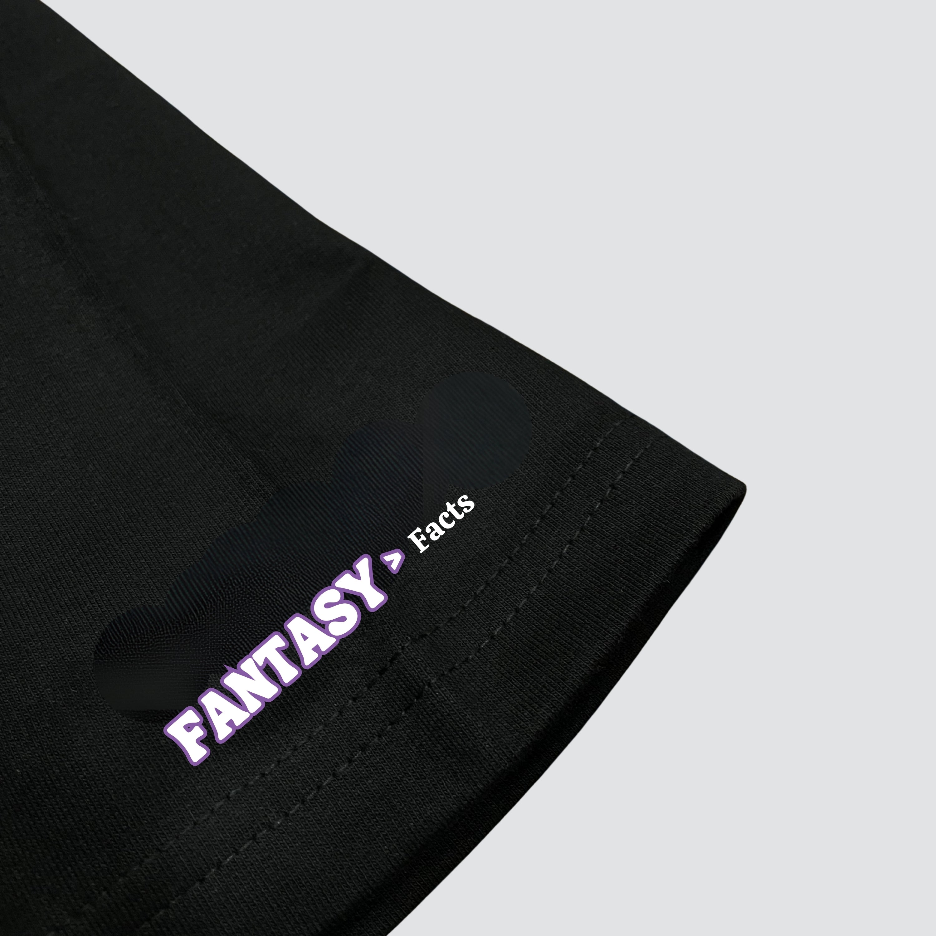 The Delusion - Black Oversized T-shirt