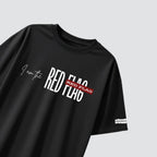 The Red Flag - Black Oversized T-shirt