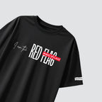The Red Flag - Black Oversized T-shirt