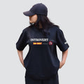Introvert in Disguise - Black Oversized T-shirt