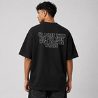 Both Wrong - Black Oversize T-shirt