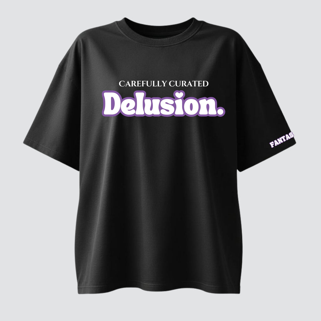 The Delusion - Black Oversized T-shirt