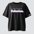 The Delusion - Black Oversized T-shirt