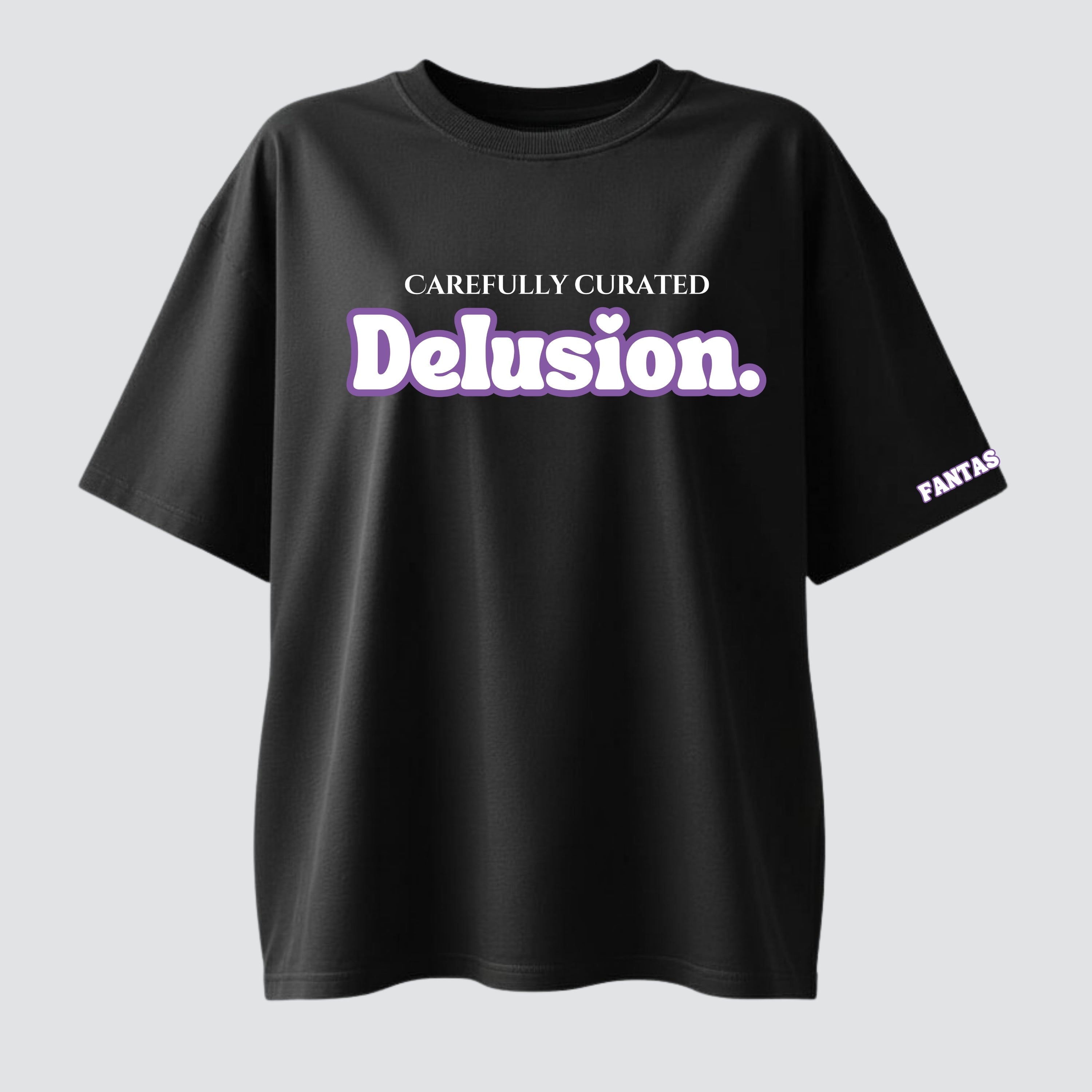 The Delusion - Black Oversized T-shirt