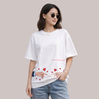 Somehow, still - White Oversize T-shirt