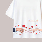 Somehow, still - White Oversize T-shirt
