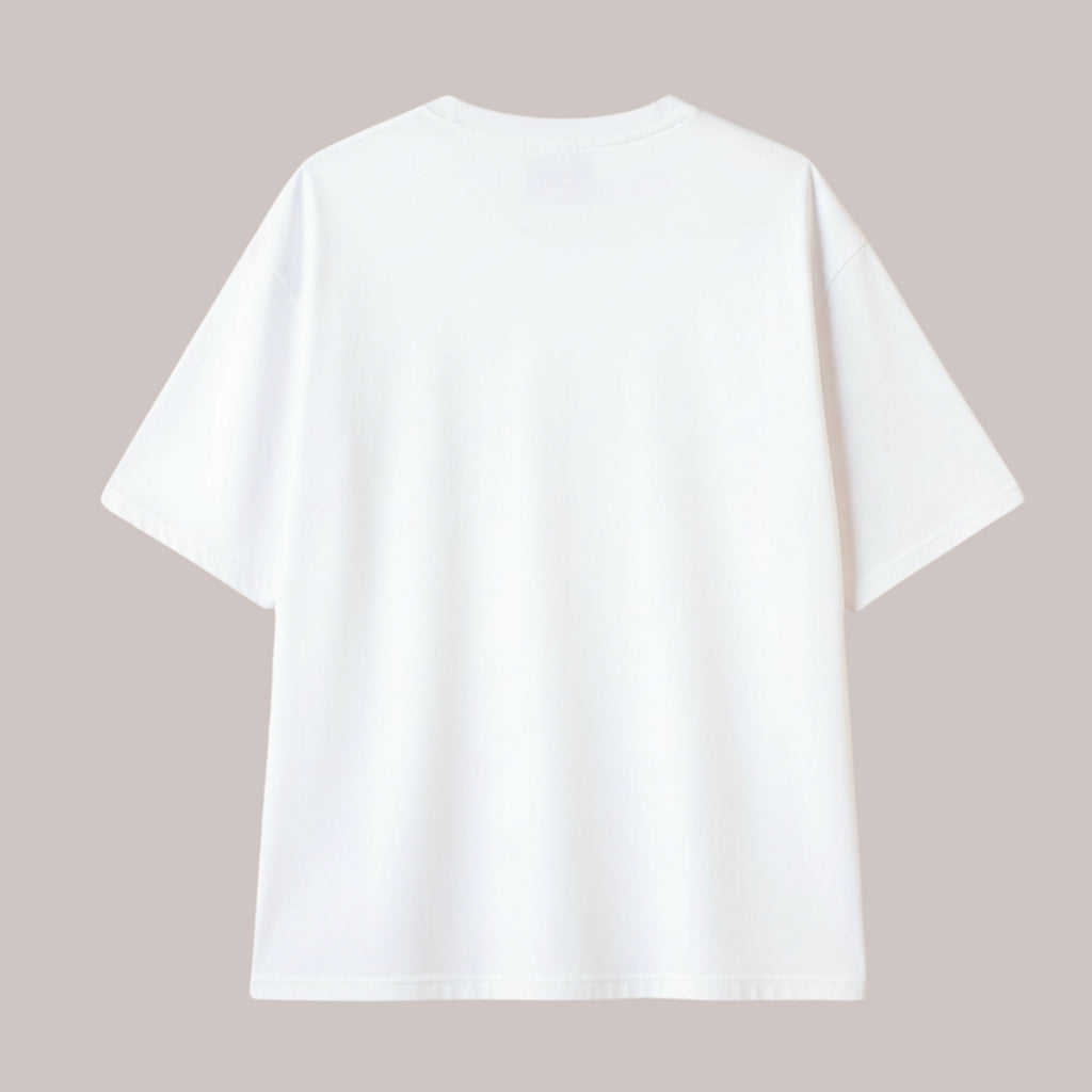 Somehow, still - White Oversize T-shirt