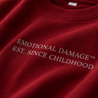 Emotional Damage - Maroon Oversized T-Shirt