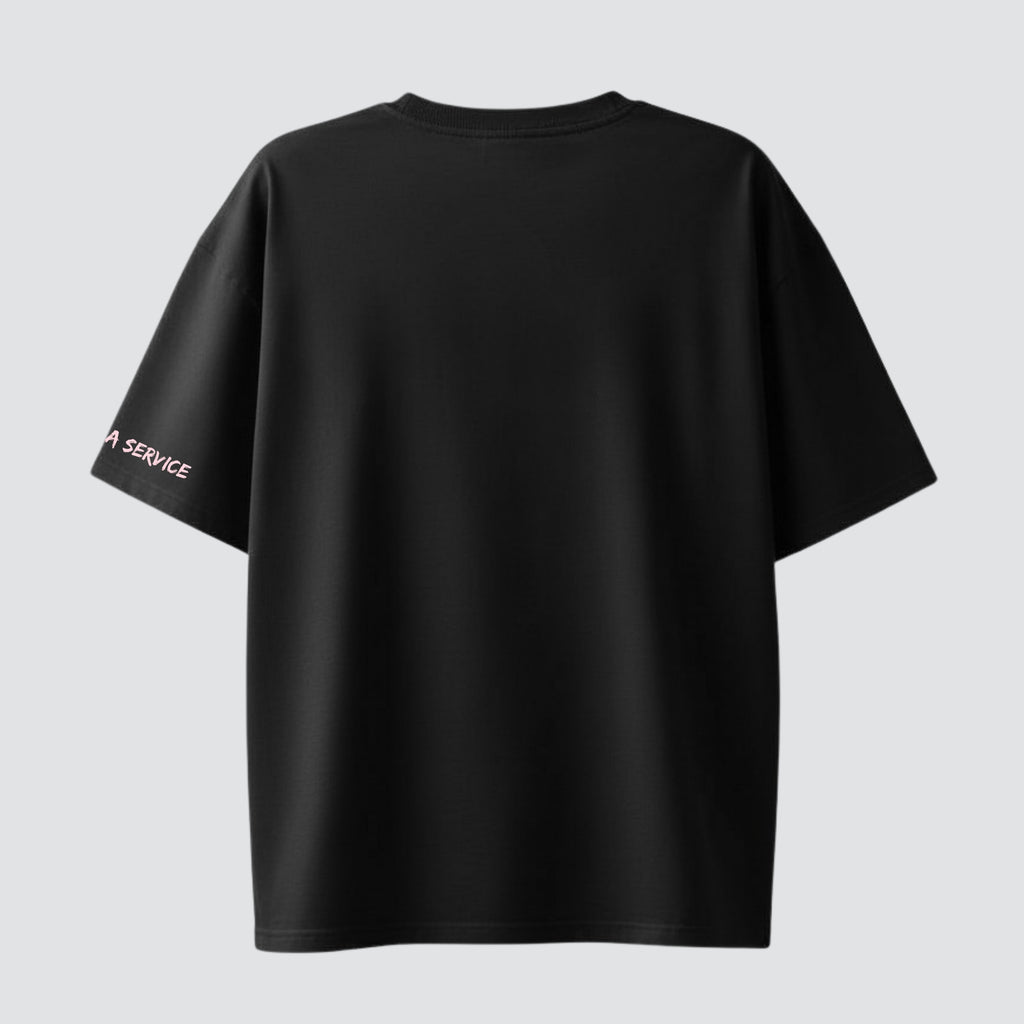 The Sass Distributor - Black Oversized T-shirt