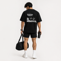 No shortcuts - Black Oversized T-Shirt