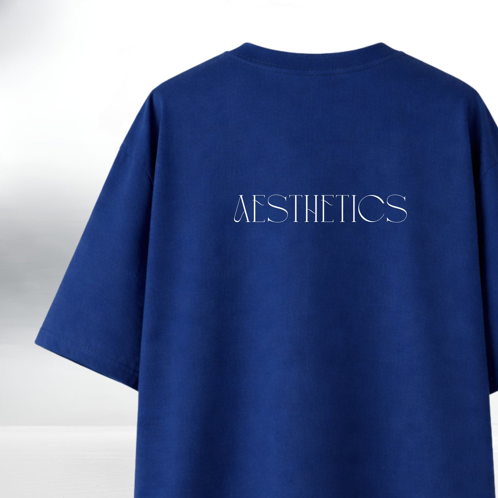 It’s All About Aesthetic - Indigo Blue Oversize T-shirt