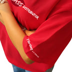 The Sass Distributor - Red Oversized T-shirt