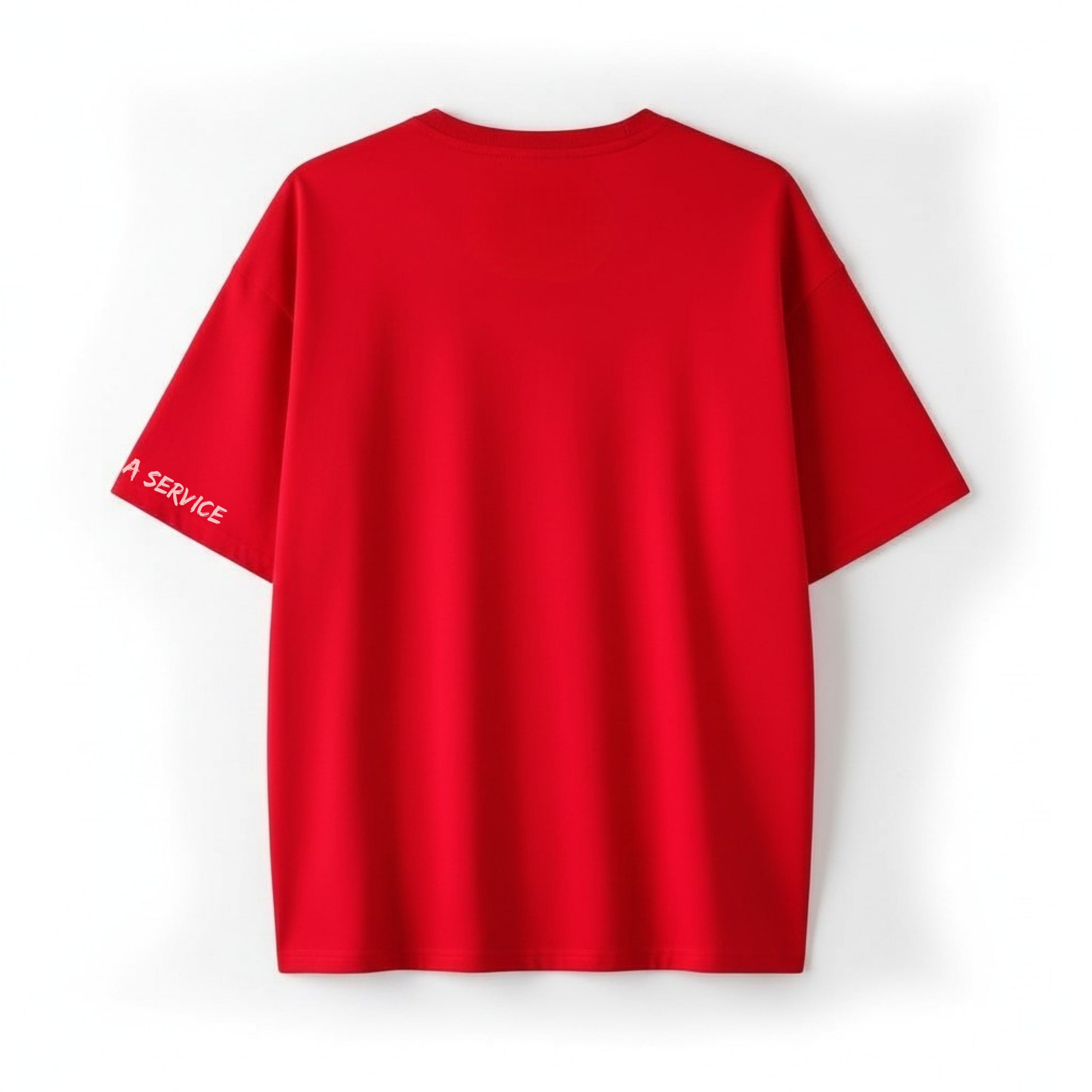 The Sass Distributor - Red Oversized T-shirt