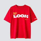 Made you Look - Red Oversized Tshirt