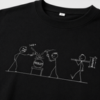 Both Wrong - Black Oversize T-shirt