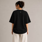 May Discuss Protein - Black Oversized T-Shirt