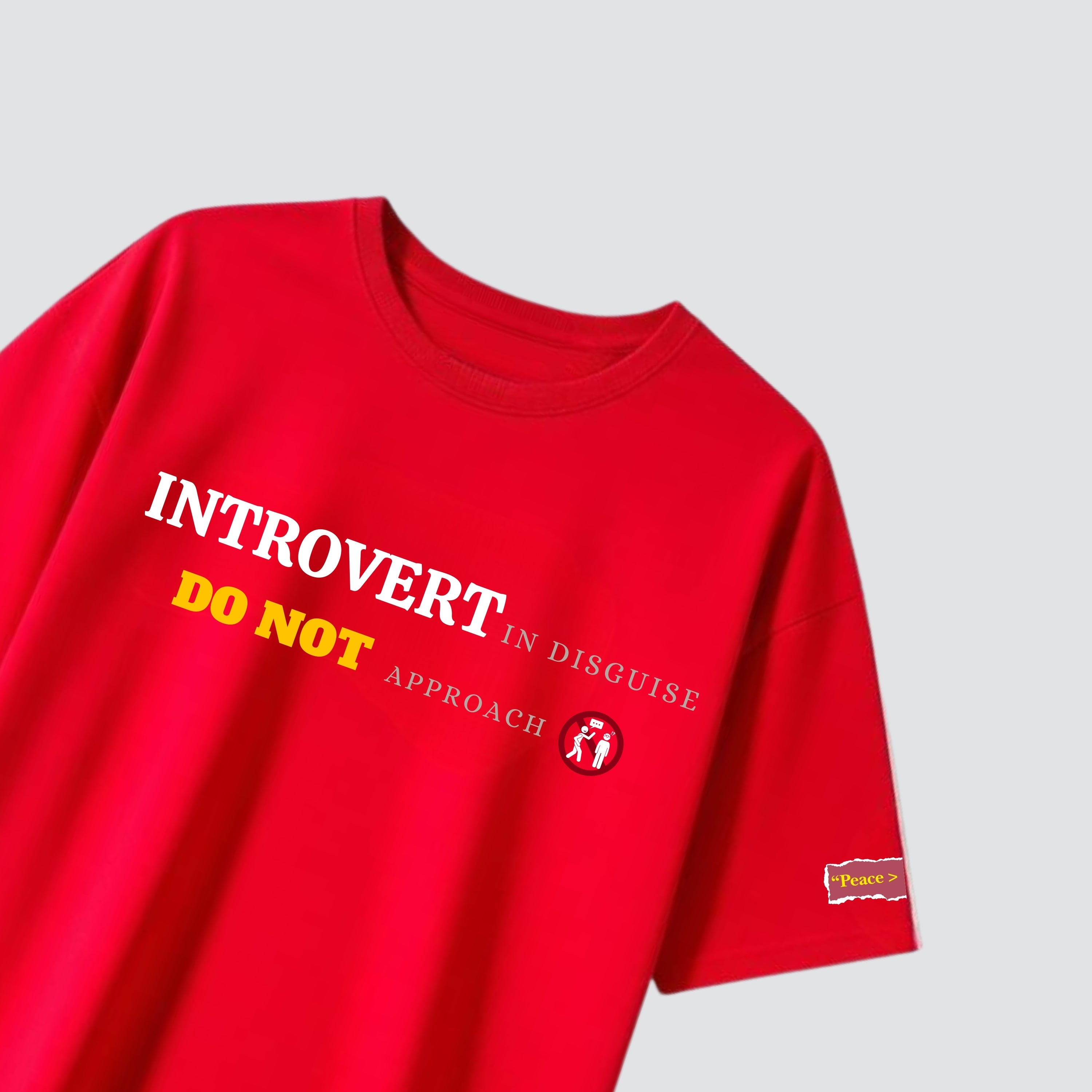 Introvert in Disguise Oversized T-shirt