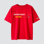 Introvert in Disguise Oversized T-shirt