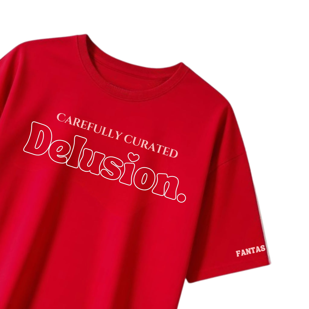 The Delusion - Red Oversized T-shirt