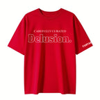 The Delusion - Red Oversized T-shirt