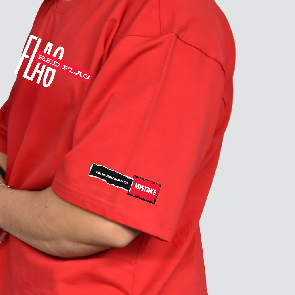 The Red Flag - Red Oversized T-shirt
