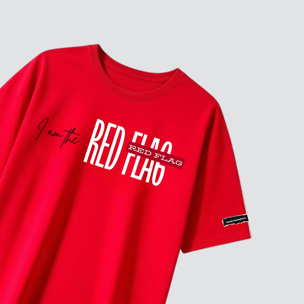 The Red Flag Oversized T-shirt